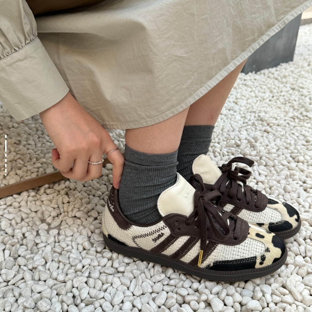 adidas Samba OG notitle Cow Print アディダス カウプリント Adidas notitle x Samba OG 'Cow Print' ID6024 Wales Bonner