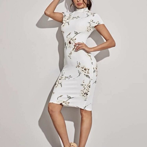 【新品未使用、未開封】ecmile ribbon tight dress Jesi Cream Mesh Ruched Midi Dress With Ruffles – Club L