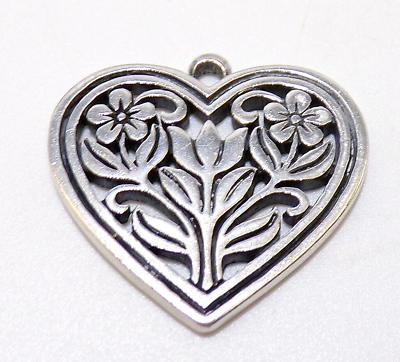 James avery heart shop locket necklace