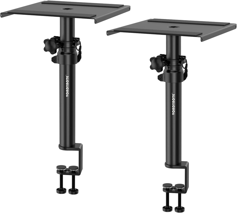 S Desktop Speaker Stands With Desk Clamp