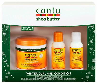 Cantu Limited Edition Winter Curl and Condition Set