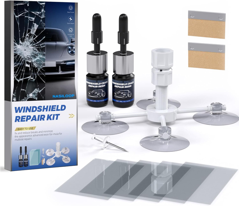 Windshield Repair kit, Quick and Efficiency Glass Repair Fluid, Car Windshield C