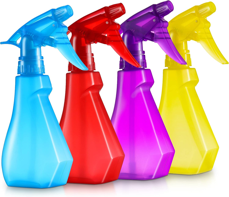 (4-pack, 8 Oz) Water Spray Bottle For Hair, Plants, Cleaning