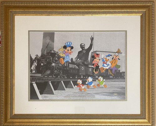 Walt Disney Animation Art Cel. “Walt's Train” Limited Edition