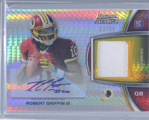 2012 Bowman Sterling Robert Griffin III #BSAR-RG