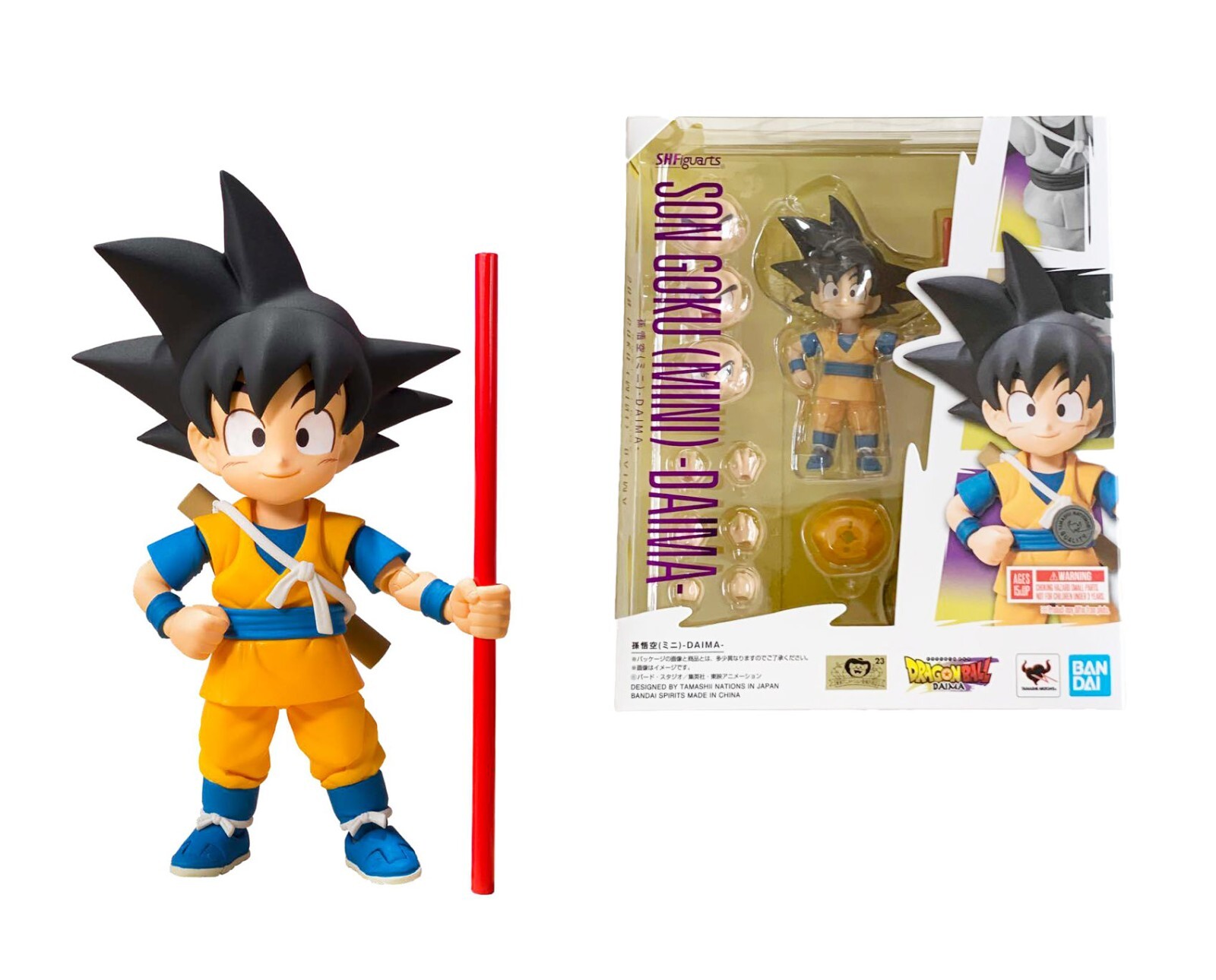 S.H.Figuarts Dragon Ball DAIMA Son Goku KID Mini ver