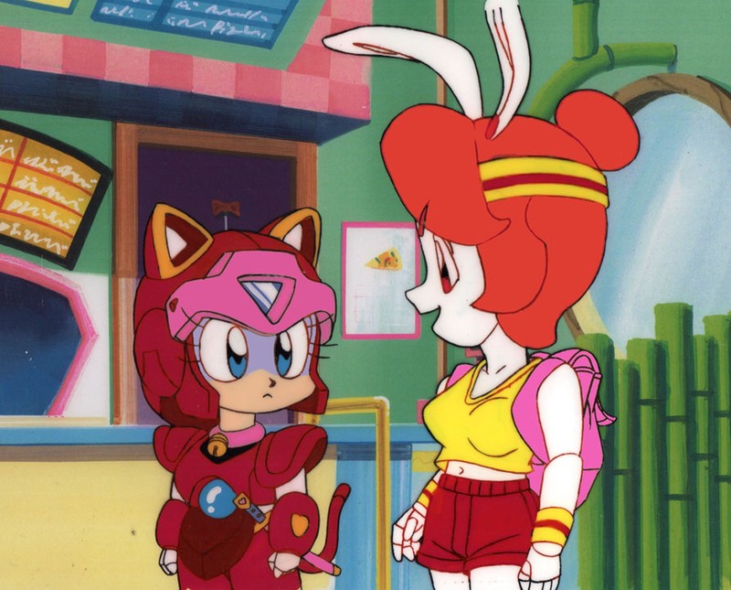 Samurai Pizza Cats Anime Cel Polly Esther Empress Frieda Kyattō