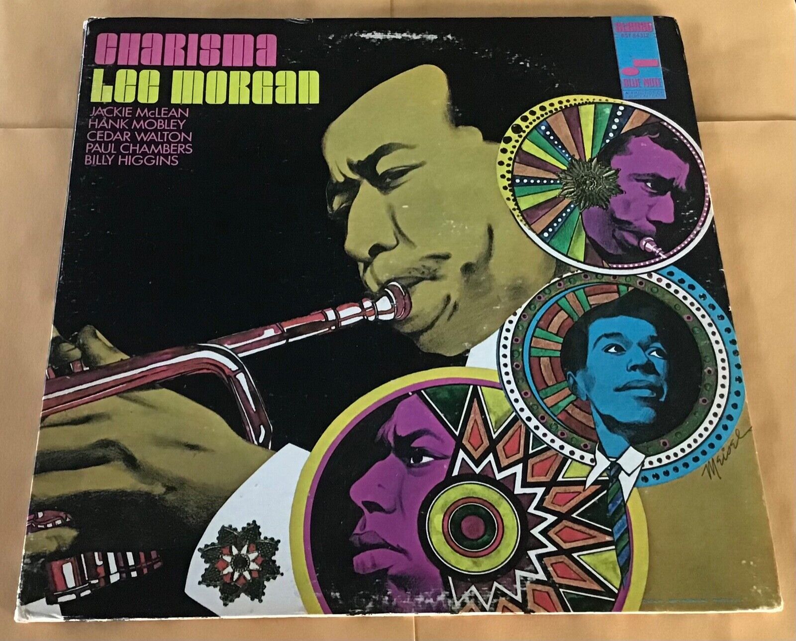 Lee Morgan Charisma Blue Note BST84312 Record Album Label Lee Morgan Charisma Blue Note BST84312 Record Album Label