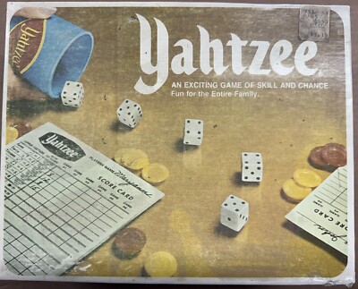 MILTON BRADLEY YAHTZEE GAME 1978 VINTAGE- NEW!