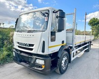 2014 IVECO EUROCARGO 180E25 DROPSIDE 3 SEATS EURO-6 18 TON U-LEZ 71,000 MILES !!