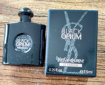 YSL YVES Black Opium LE PARFUM .25oz 7.5ml MINI Travel Perfume