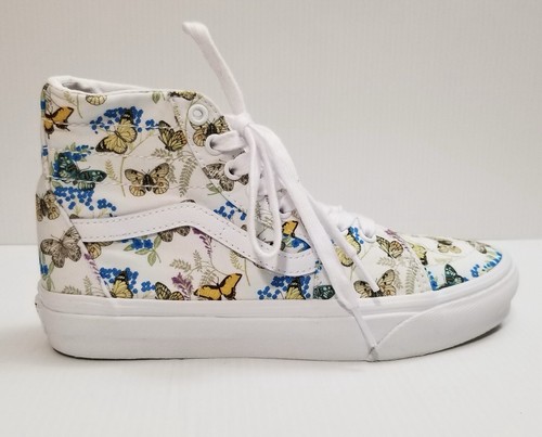 Vans Sk8 Hi Top New Design Butterflies Women's Sz 7.5 Men's