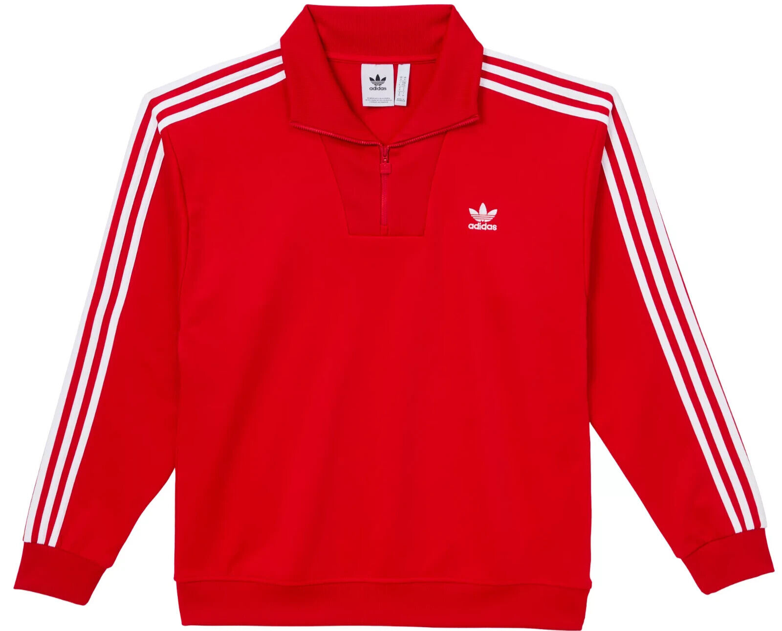adidas funnel neck track top ベージュ　S NEW Adidas Funnel Neck Track Top 1/4 Zip Magic Beige