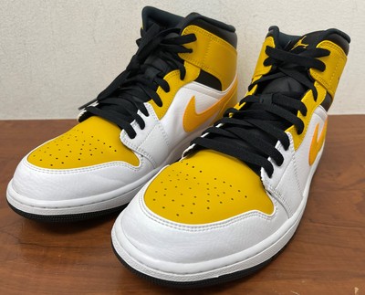 

Мужские Jordan 1 Mid University Gold (554724 170) —  —, Золотой, Air Jordan 1