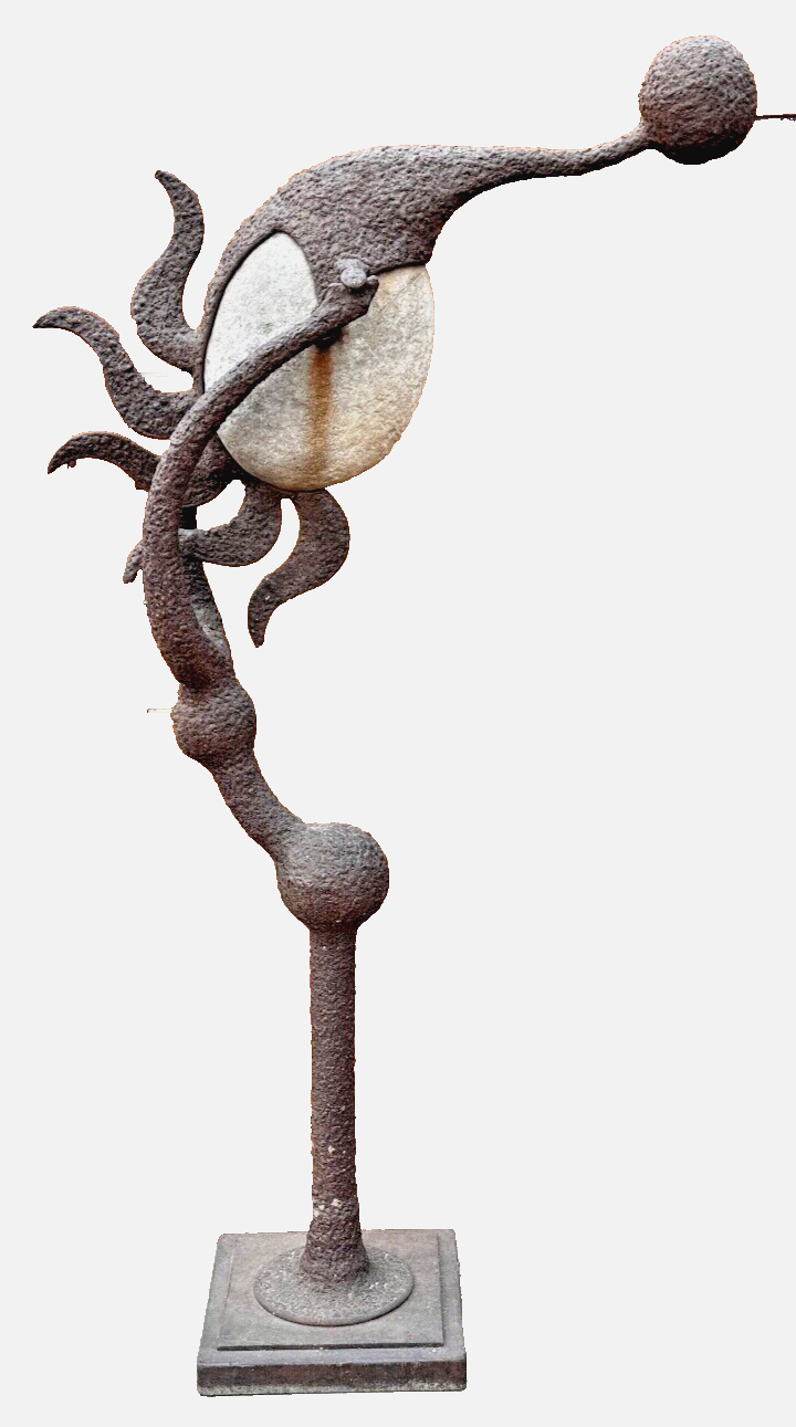 Daniel Palma Brutalist Kinetic Outdoor Iron Stone Mexico