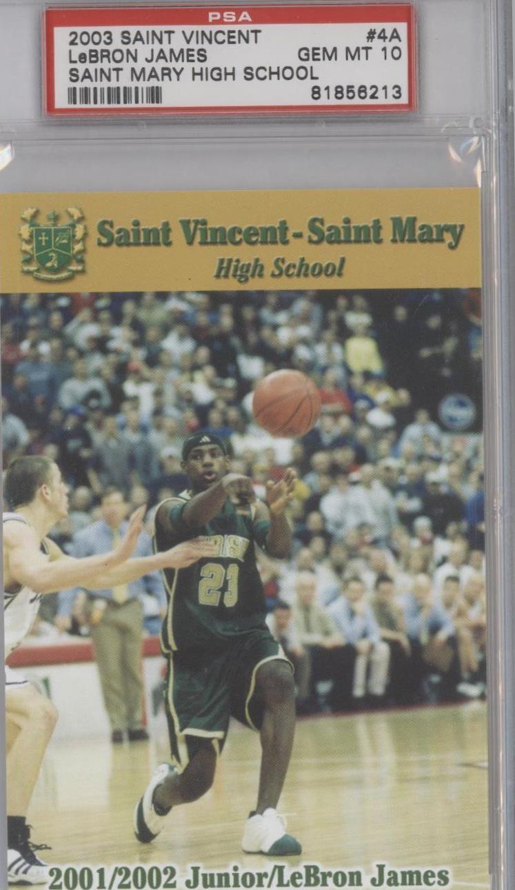 Saint Vincent-Saint Mary High School 2002-03 - LeBron James #4A