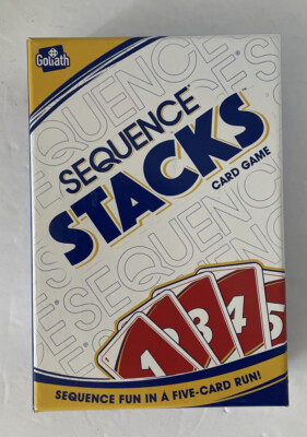 Goliath Sequence Stacks Card Game - Sequence Fun in a Five-Card Run