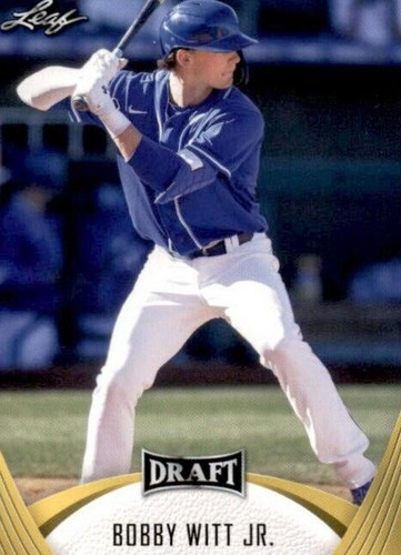 2021 Leaf Draft - Bobby Witt Jr. #BA-BWJ