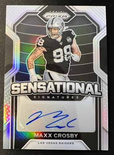 Maxx Crosby #98 Raiders Stitched Home Black F.U.S.E Jersey w