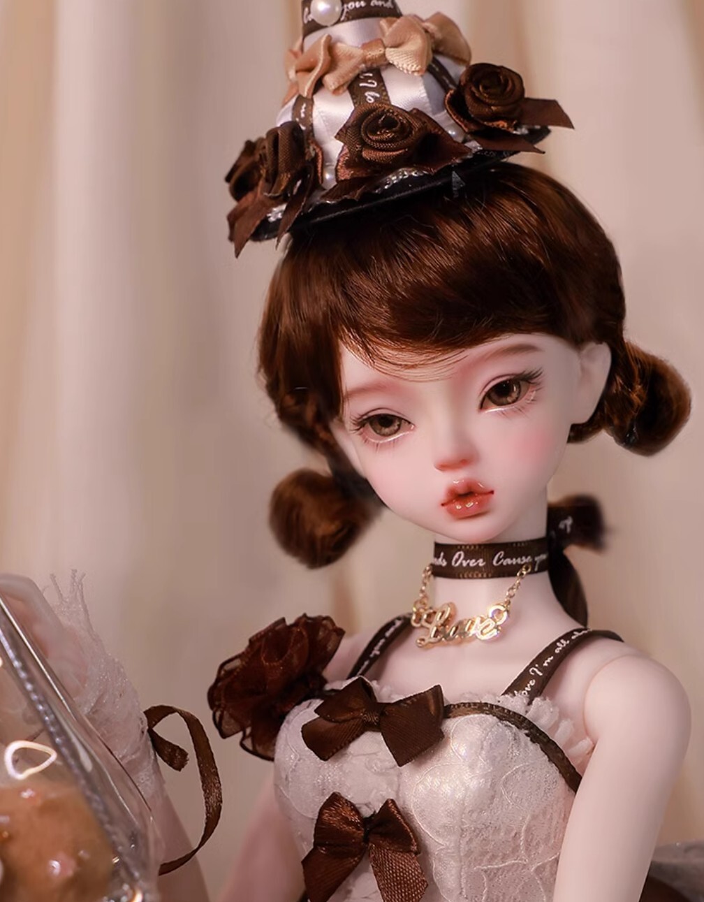 1/4 BJD Doll SD 小栗子 D-Free Face Make UP+Free Eyes | eBay