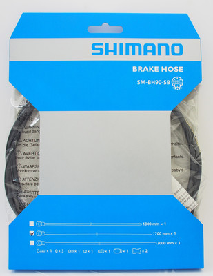 Shimano SM-BH90-SB 1700mm Disc Brake Hose Kit Black for XTR XT SLX ALFINE