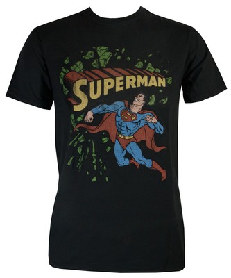 Мужская футболка Superman Distressed Bustin Out