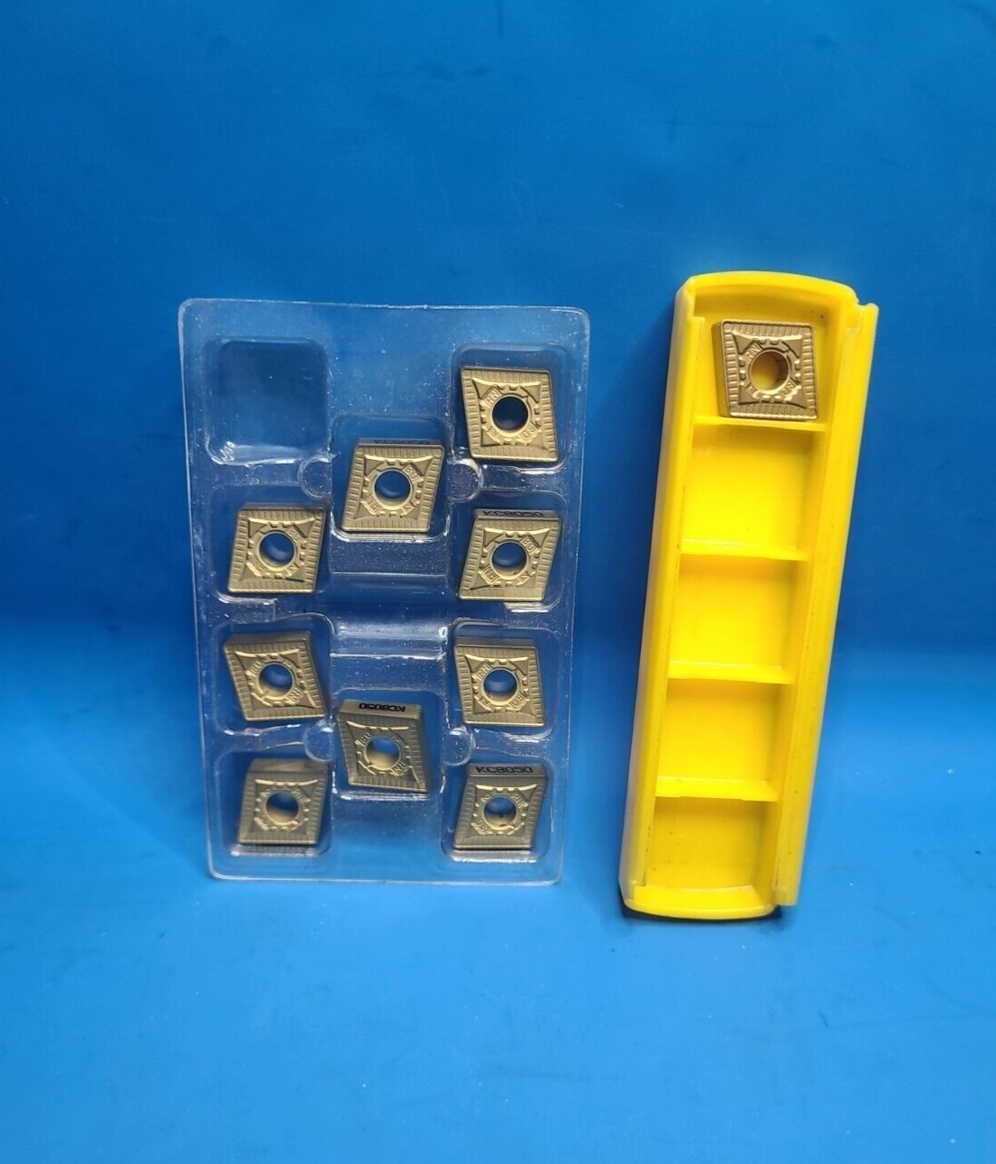 Kennametal CNMG432RN CNMG120408RN (9 Inserts, 2 Grades) (Loc SM2