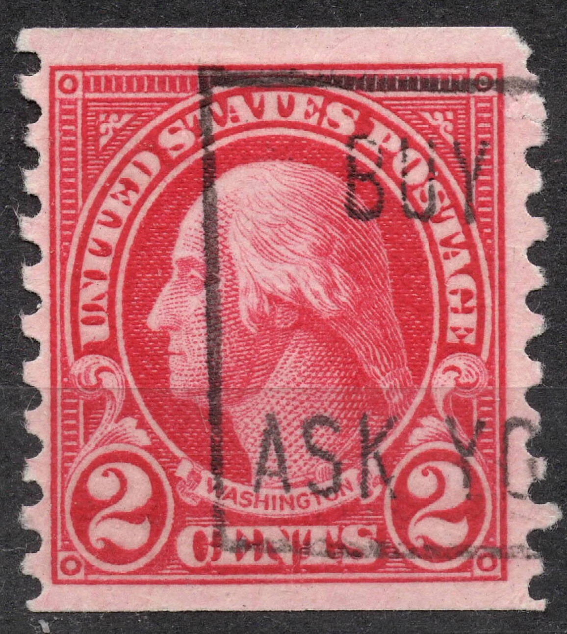 Sn:US #599 1923 2 Cent US STAMP George Washington 1922-1926