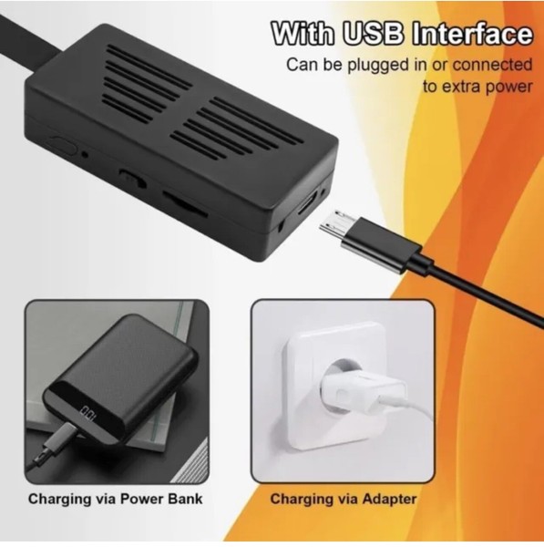 64GB Hidden Camera DIY 1080P Mini Portable Spy Camera Covert Nanny Video Recorde - Image 15