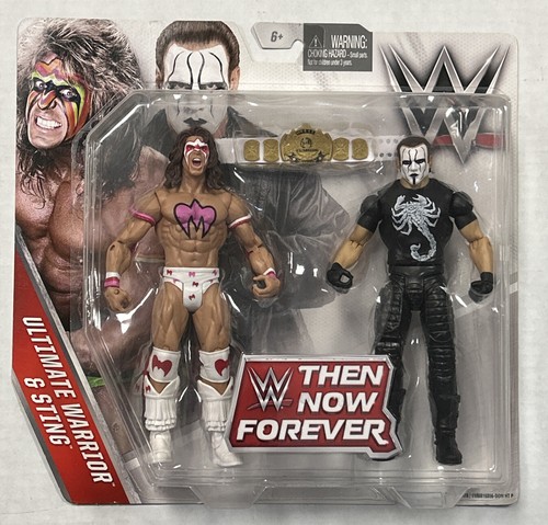 プロレスフィギュア セット② ウルフパックnWo 激レアステッカー付き！ Collectible action figures Ultimate Warrior & Sting W Then