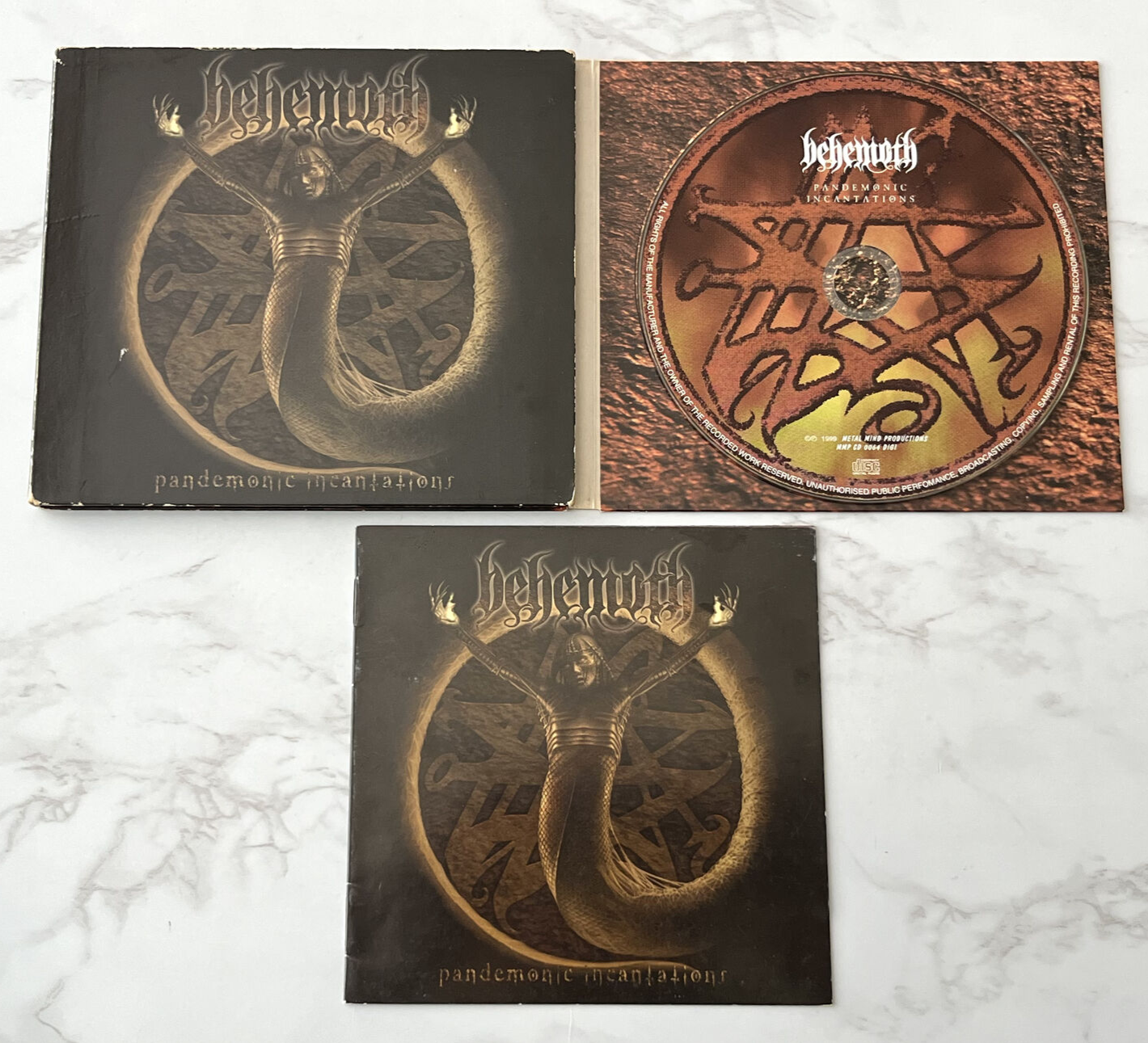 Behemoth Pandemonic Incantations CD Digipak POLAND IMPORT