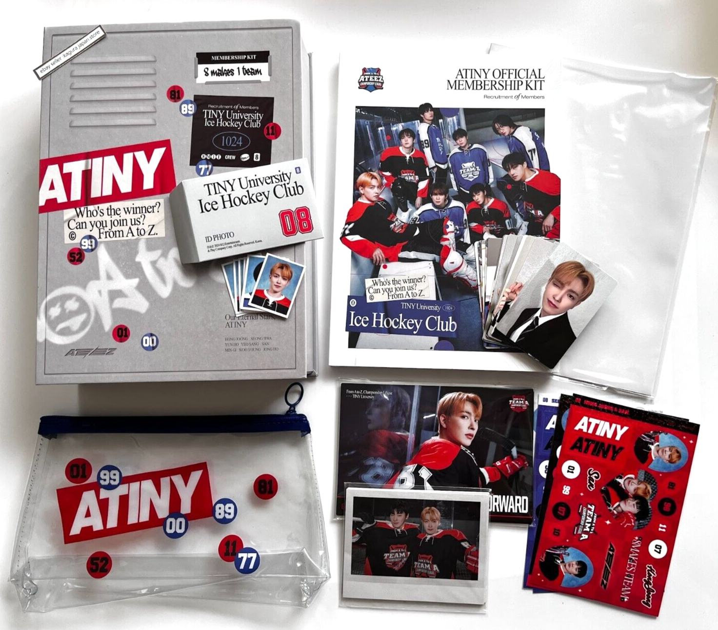 ATEEZ ATINY 5th Official Membership Kit Fan Club Fanclub FC ATEEZ ATINY 5th Official Membership Kit Fan Club Fanclub FC