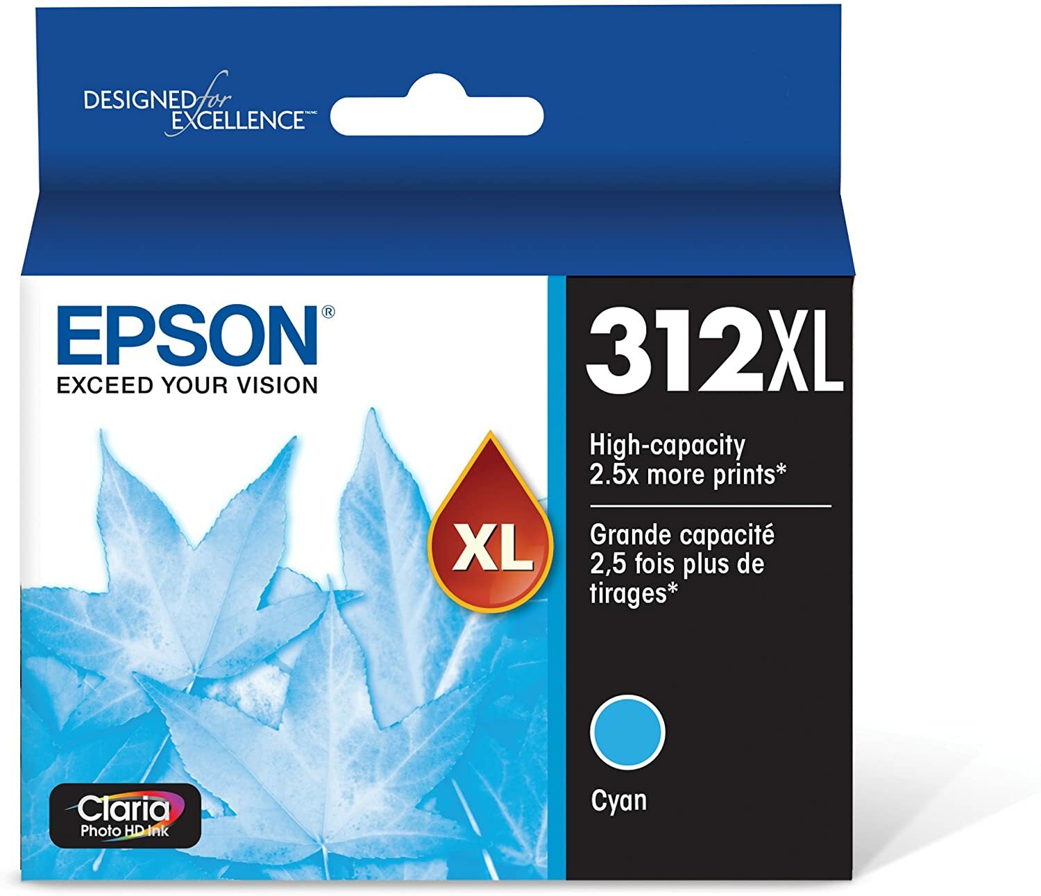 Epson T312XL220 Claria Photo HD Cyan Haute Capacité