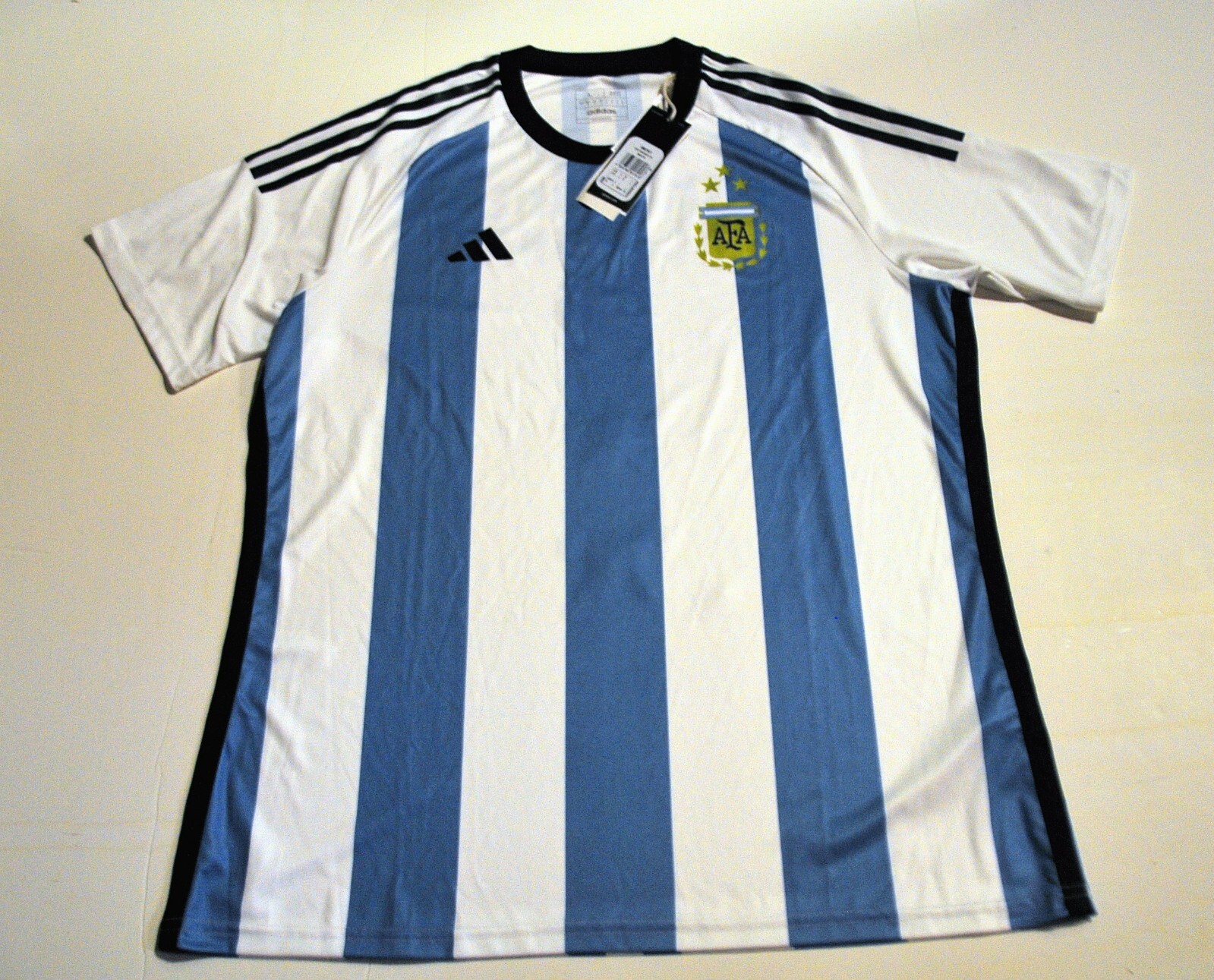 Argentina National Team 2022 Home Jersey, 3 Stars, Campeones