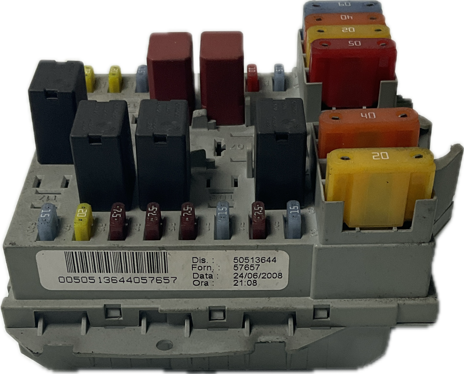 Centralina porta fusibili fusibiliera ALFA ROMEO 159 codice ricambi 50513644
