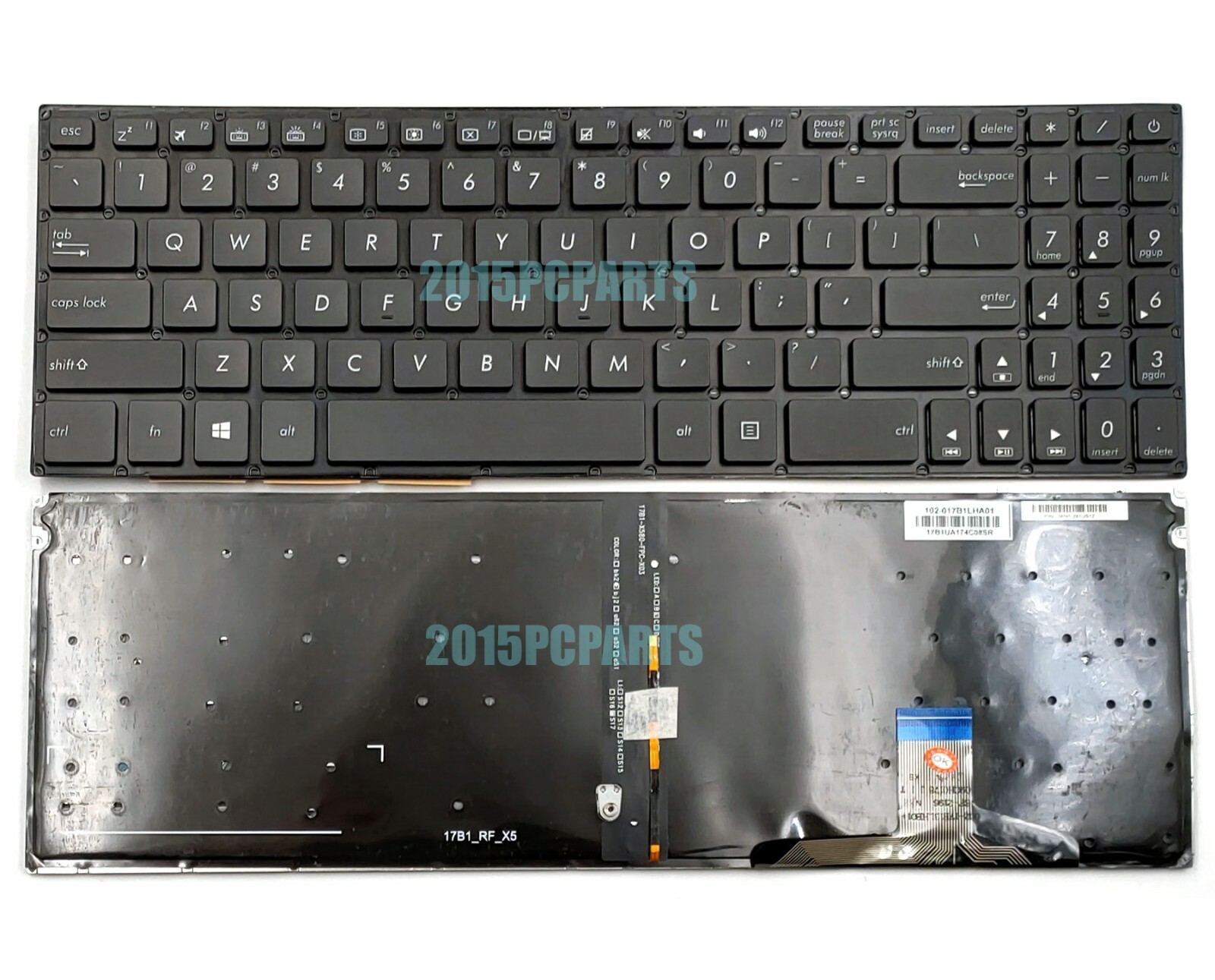 はな様用(⁠ ⁠´⁠◡⁠‿⁠ゝ⁠◡⁠`⁠) New ASUS NX580V NX580VD X580VD Keyboard US backlit | eBay
