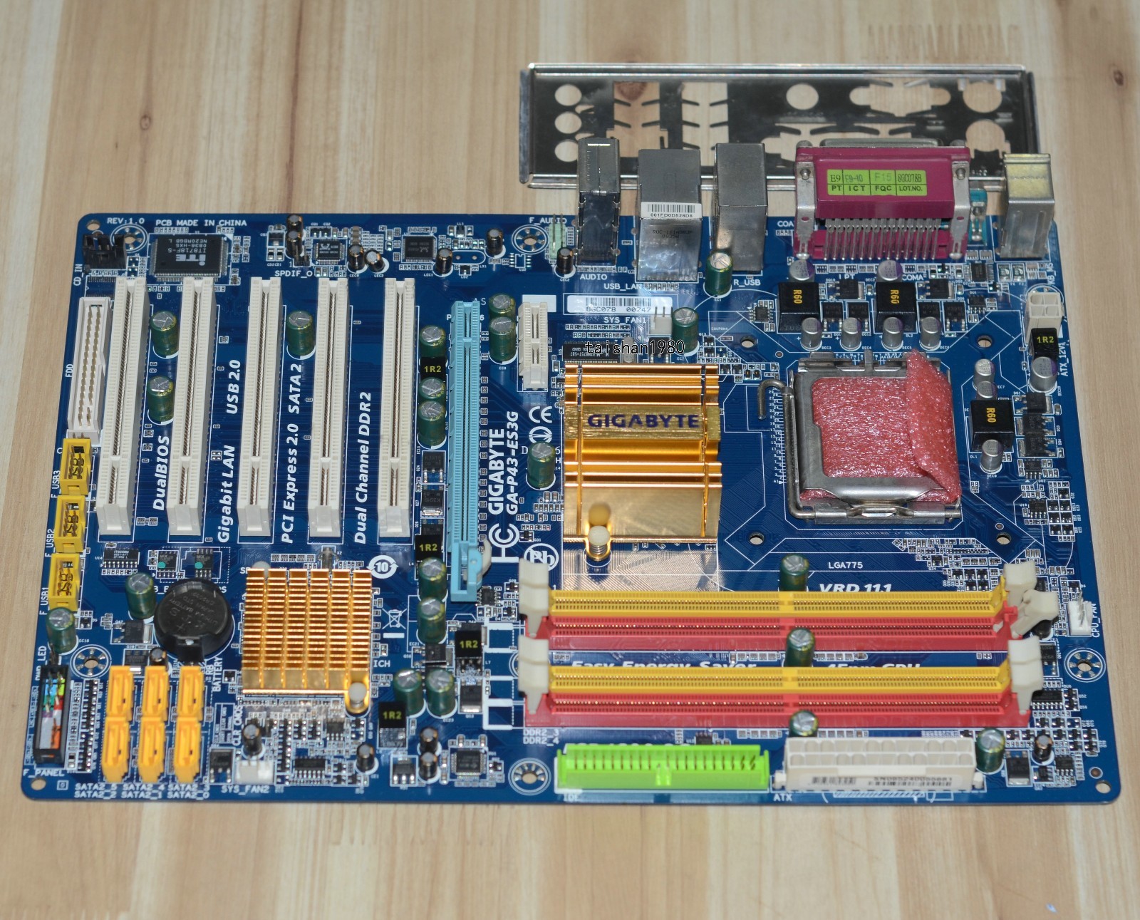 For Gigabyte Desktop GAP43ES3G REV1.0 LGA 775/DDR2 Intel Motherboard