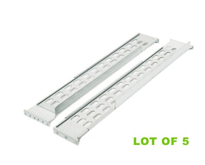 LOT OF 5 APC Smart-UPS 2U Rail Kit 0M-756H Rails 870-1250B 870-1251B - NO SCREWS