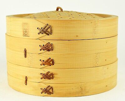 Joyce Chen Bamboo Steamer Basket Two Tier 10 inch, appears 