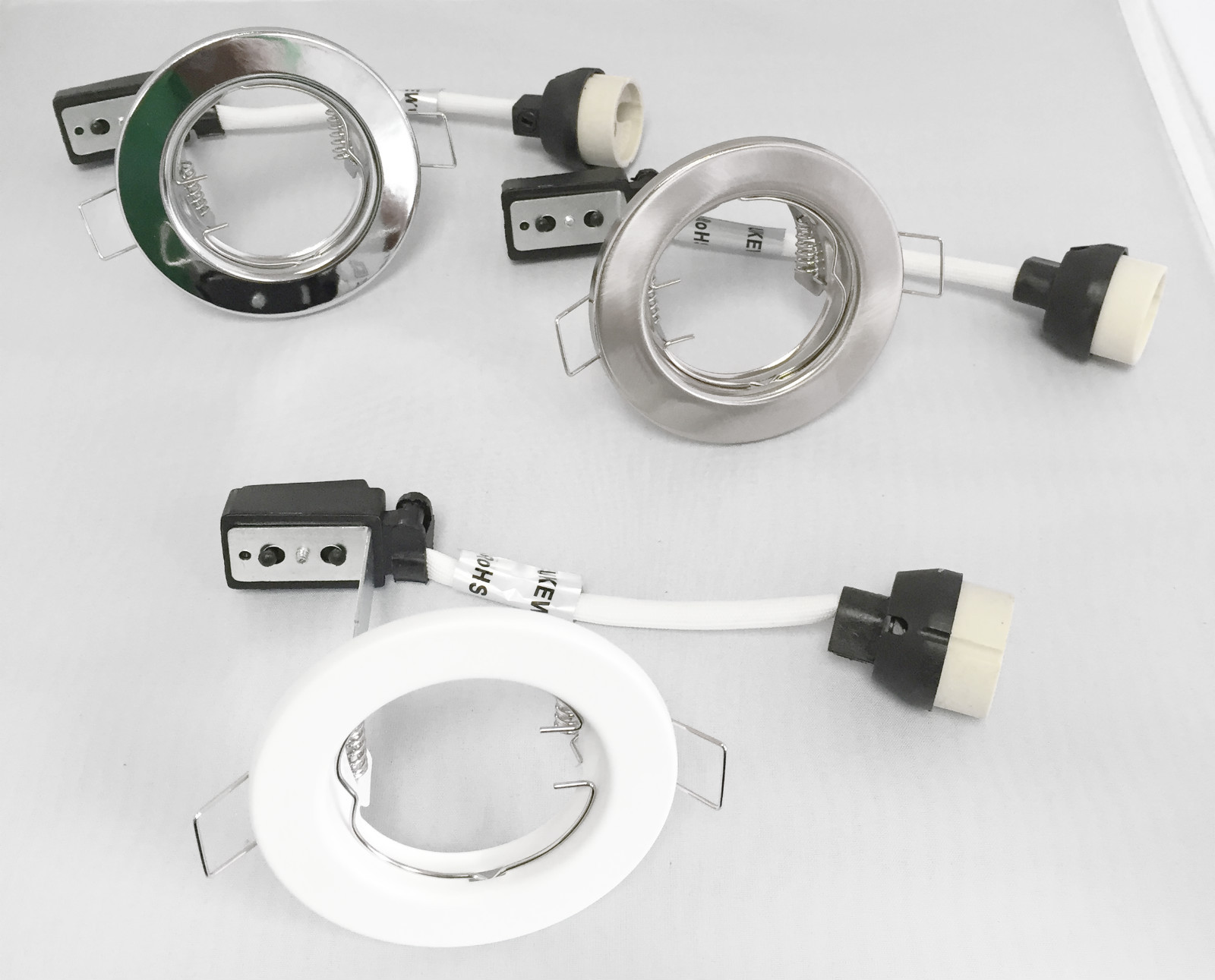 10x GU10 recessed fixed ceiling spot light downlight fitting by ukew