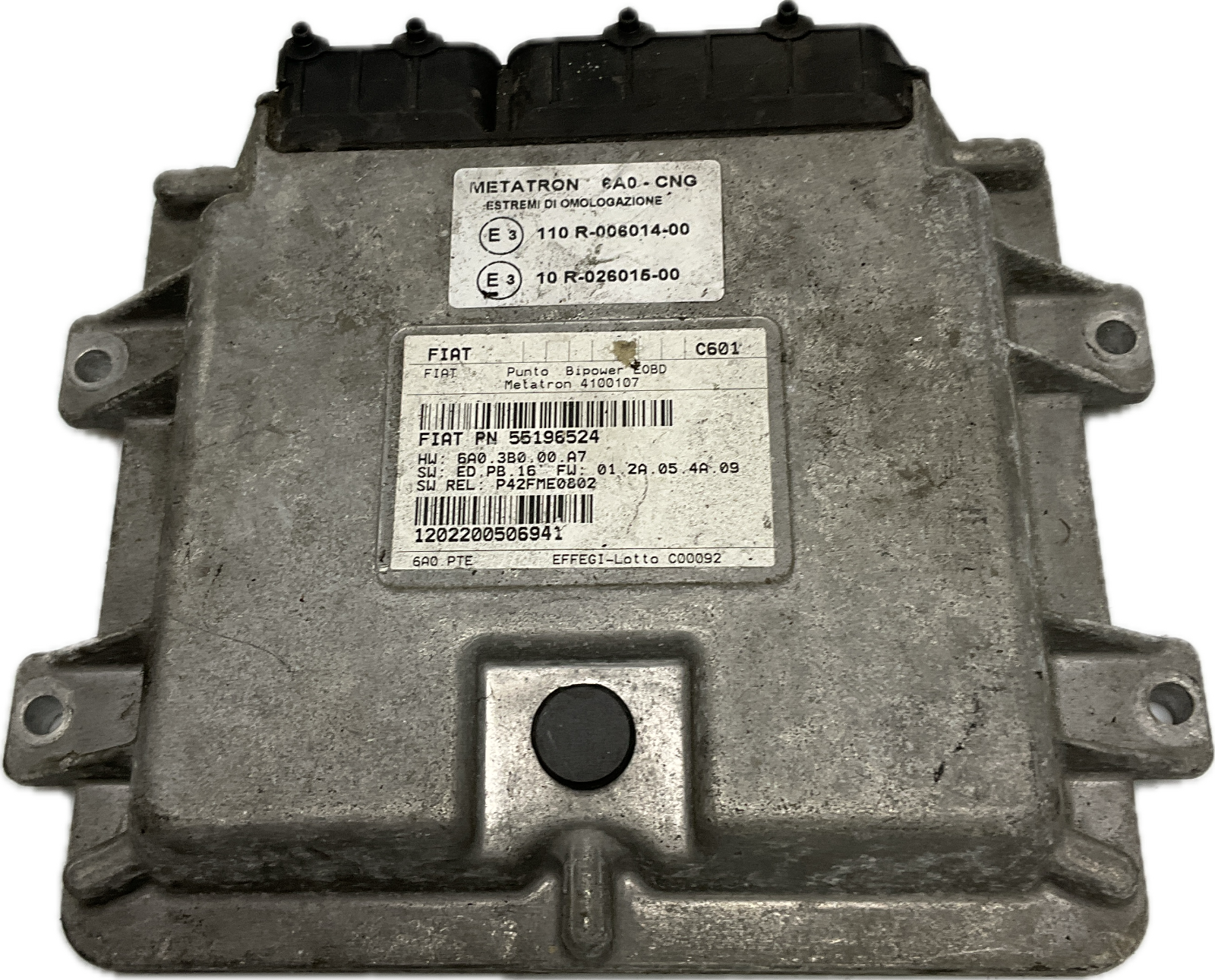 CENTRALINA MOTORE FIAT PUNTO  BIPOWER 2004 55196524