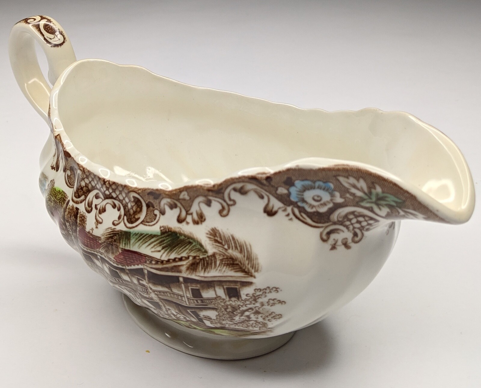 Heritage Hall China Gravy Boat Spanish American Hacienda  Made in England