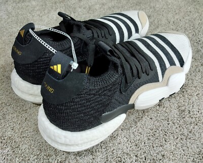 Adidas Men's 11.5 Trae Young 2 Super Villain ADAO Basketball Shoes Black White