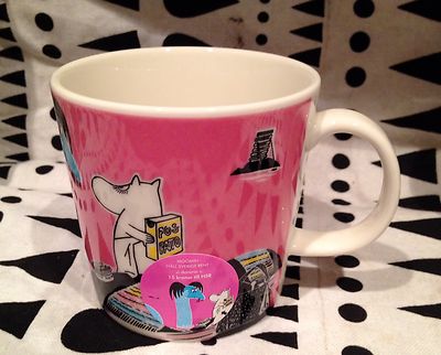 Arabia Moomin Mug Håll Sverige Rent Keep The Waters Clean *New