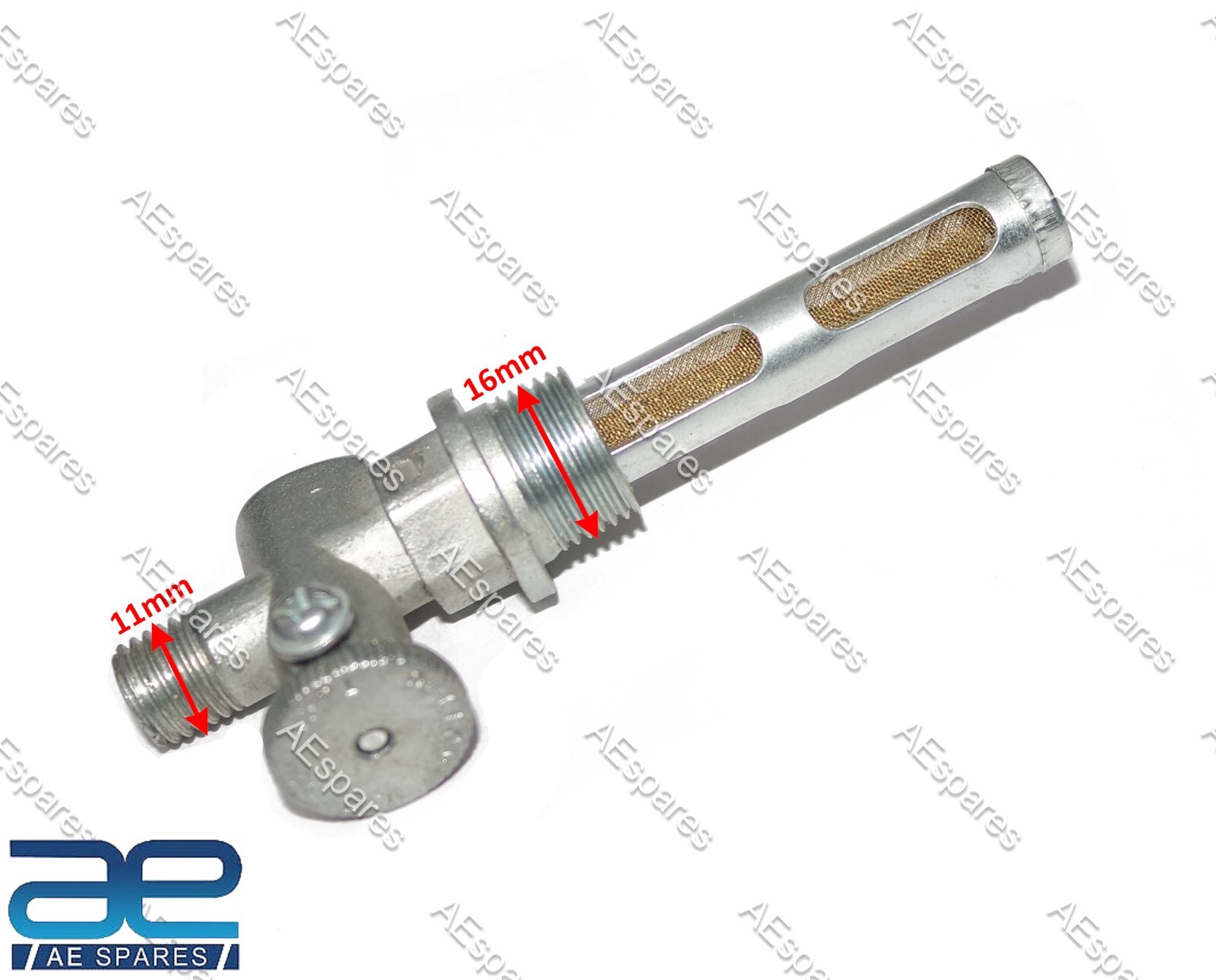 Petrol Fuel Tap 1/4" X 7/16" Pull Type 2 Position For Norton BSA Triumph 