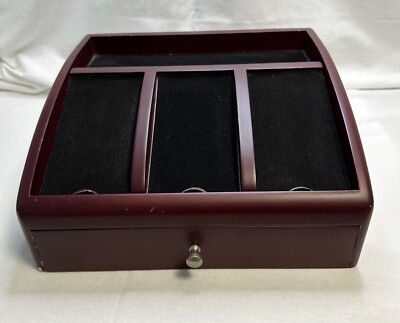 Wooden Multi-Device Charging Station and Valet some marks/scratches