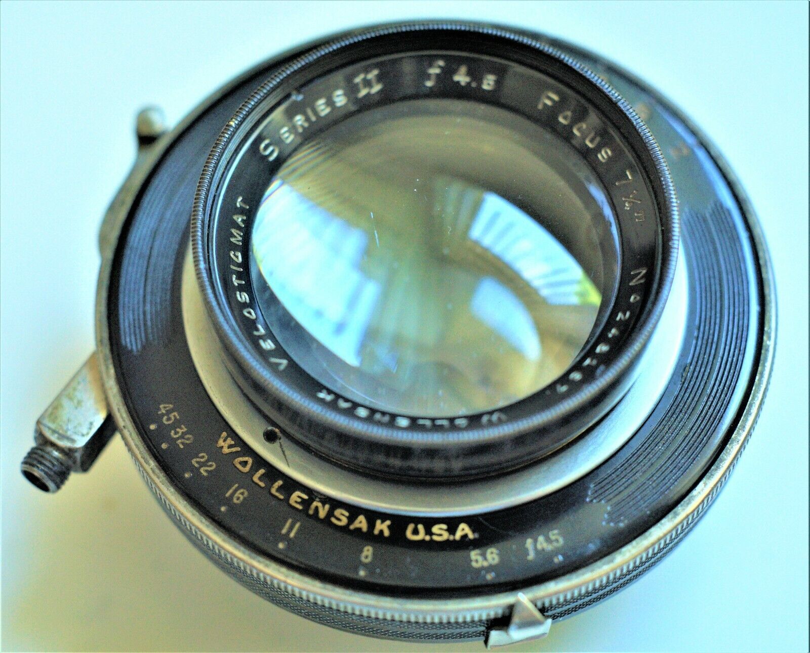 Wollensak Velostigmat Series II F4.5 Focus 71/4 Wollensak Velostigmat Series II F4.5 Focus 71/4