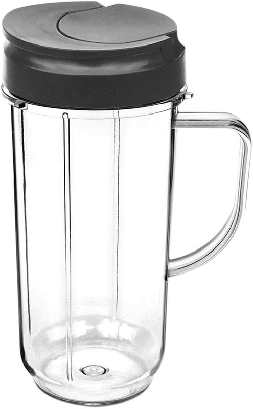 22oz Tall Cup with Flip Top Lid for Magic Bullet Blender