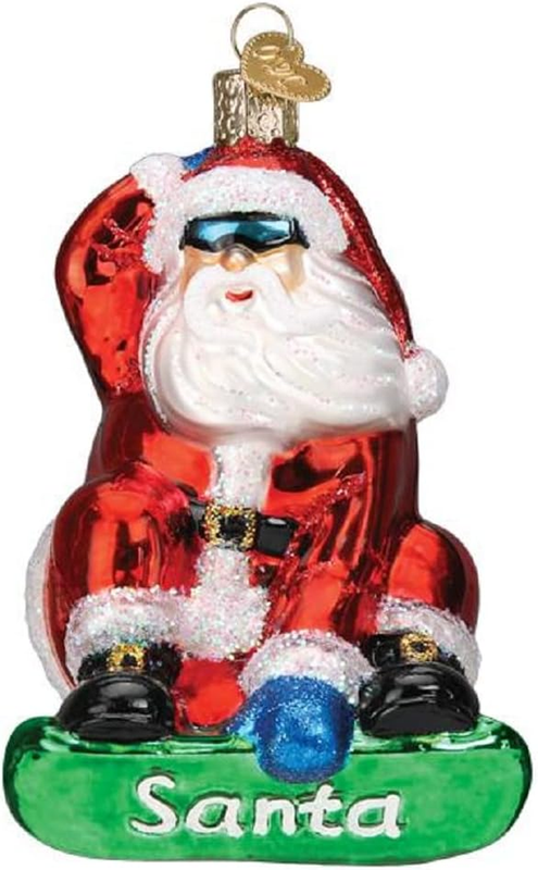 Ing Santa Glass Blown Ornaments For Christmas Tree