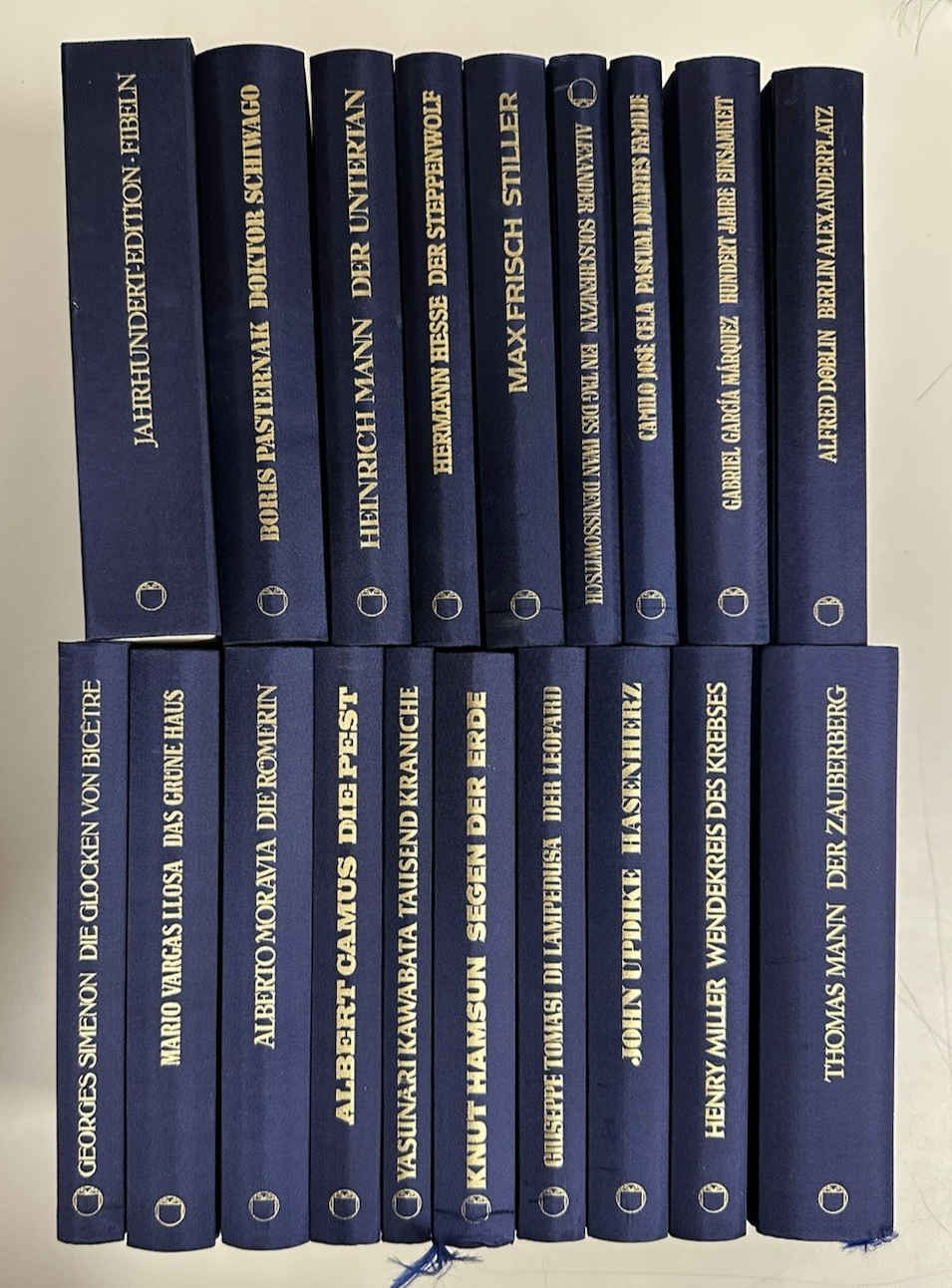 Hundert Meisterwerke der modernen Weltliteratur - 19 x - Jahrhundert-Edition